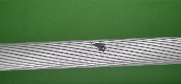 Pass 2: raw frame of the same deposit.